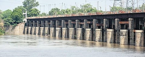 Water level of Yamuna breached the danger mark on Friday. (Photo  | Express)