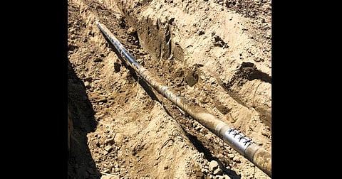 Repairs made to a six-inch pipeline transporting diesel that broke. (Photo | AP)