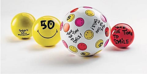 Italian ceramics brand Bosa is sending positive message as the iconic smiley turns 50