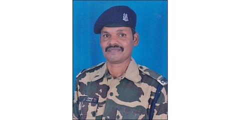 Retired soldier Gangadhar Gowda.