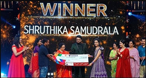 Shruthika Samudrala, winner of Zee Telugu’s music reality show, Sa Re Ga Ma Pa