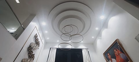 Discovery of a 'palace': The palatial house which resembles a 5-star tourist resort.