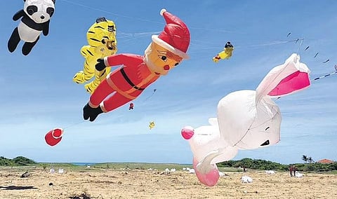 The event featured around 100 kites made by ten different teams | Ashwin Prasath