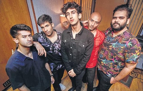 (L-R) Divij Kapoor, Suyash Gabriel, Moses Koul, Vipul Verma, Reuben Das. (File Photo)