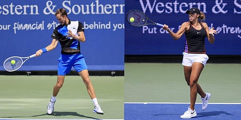 Daniil Medvedev (L) Madison Keys.(Photo | AP)