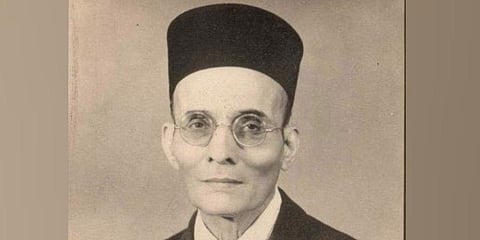 RSS ideologue Vinayak Damodar Savarkar (Twitter Photo)