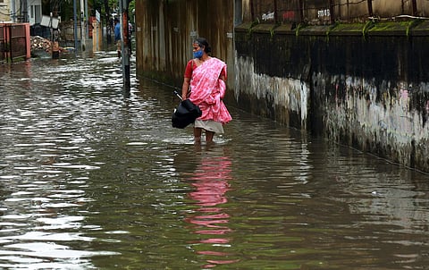 Incessant rains lashed several parts of Kerala on August 2, 2022. (Photo | TP Sooraj, EPS)