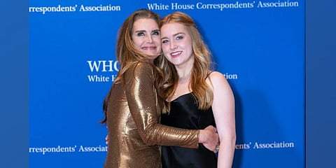 Brooke Shields and daughter Rowan Francis Henchy at the 2022 White House Correspondents’ Dinner. (File Photo | AP)