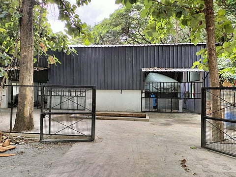 The Waste Management facility inside the City Armed Reserve police campus in Bengaluru's Adugodi, a first for the City's police department.