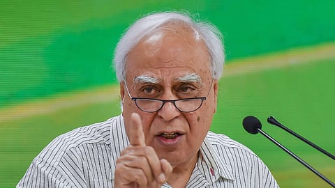 Rajya Sabha MP and senior advocate Kapil Sibal 
