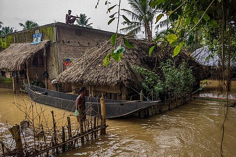 Monsoon fury: People forced to drink flood water in marooned Odisha villages