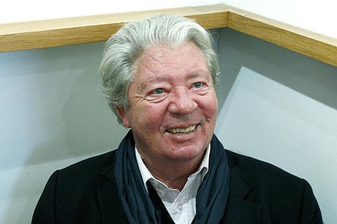 French cartoonist Jean-Jacques Sempe is seen during an interview with the Associated Press in Paris on Oct. 19, 2011. (Photo | AP)