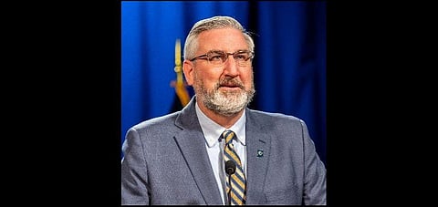 Eric Holcomb, the Republican governor of Indiana. (Photo | Eric Holcomb @ Twitter)