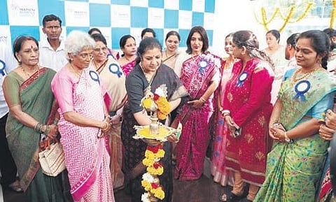 BJP national general secretary Daggubati Purandheswari inaugurates Akkineni Women’s Hospital in Vijayawada on Sunday  I Express