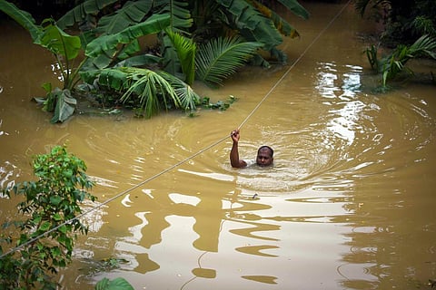 Odisha floods.  (Photo | Debadatta Mallick, EPS)