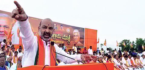 BJP State president Bandi Sanjay