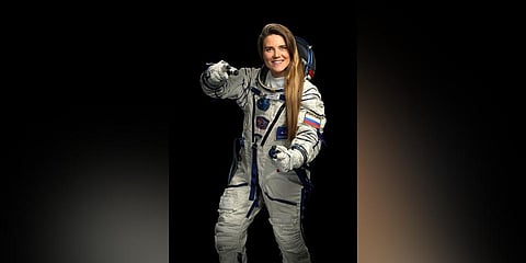 Kikina, a 37-year-old engineer, will be only the fifth professional woman cosmonaut from Russia or the Soviet Union to fly to space.(Photo | AFP)