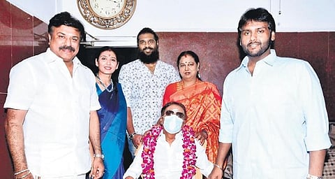 Vijayakanth celebrated his birthday on Thursday | Express