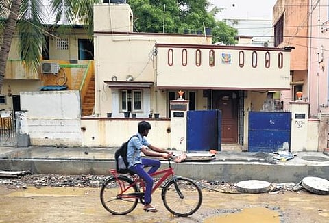 Stormwater drain built above road level at Hastinapuram | Karthik Saran