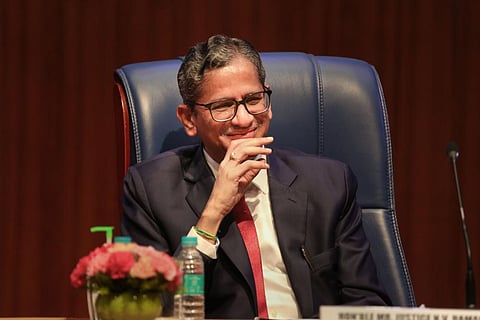 Former Supreme Court Chief Justice  NV Ramana.