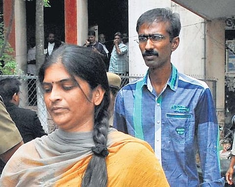 File photo of Kamalavalli Arumugam and K Mohanraj | Express