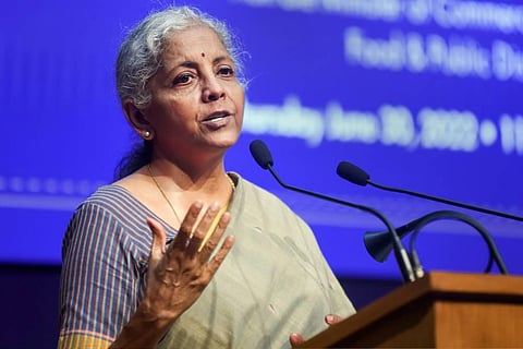 Union Minister for Finance Nirmala Sitharaman. (Photo | PTI)
