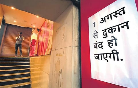 Deserted view as liquor shops remained shut on Tuesday | express