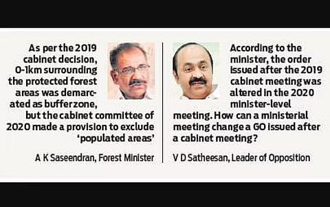 Govt will not cancel 2019 order on buffer zone: Saseendran