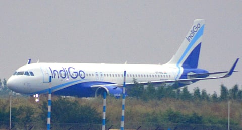 Indigo Flight, used for representation purposes. (Photo | D Hemanth, EPS)