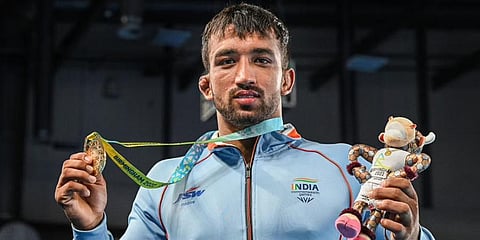 CWG Gold winner Naveen Kumar.(Photo | PTI)