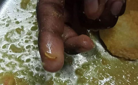 Bharathiar University hostel students say worms in food, hold protest