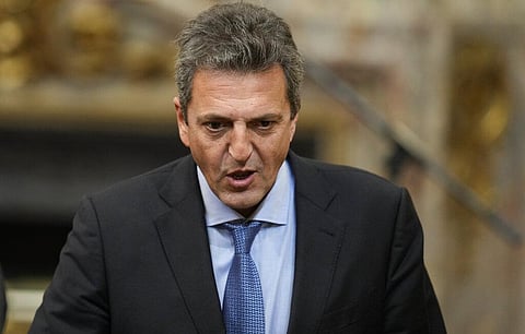Sergio Massa, Argentina's third economy minister. (Photo |AP)