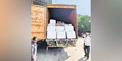 Vijayawada Custom officials busted foreign cigarette racket. (Photo | Express)