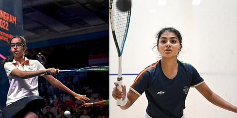 Anahat Singh(L), Sunayna Kuruvilla(R).(Photo | PTI)