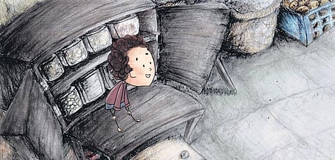 A still from A Little Someone