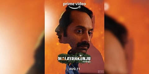 Poster of Fahadh Faasil's 'Malayankunju' .(Photo | Twitter)