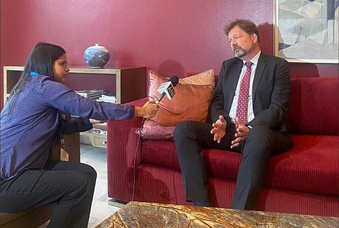 Germany’s new Ambassador to India, Dr Philipp Ackermann. (Photo | Twitter)