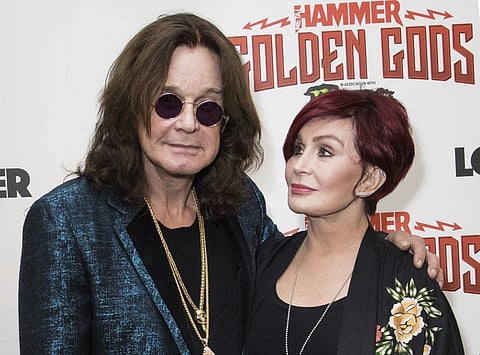 This June 11, 2018 file photo shows musician Ozzy Osbourne, left, and his wife Sharon Osbourne. (Photo | AP)