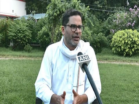 Poll strategist Prashant Kishor. (Photo | ANI Twitter)