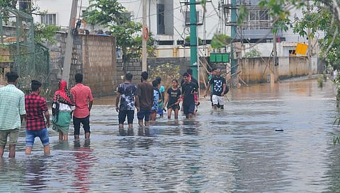 The downpour and deluge caused by it resulted in large-scale destruction and misery, affecting the normal life of people. (Photo | EPS)
