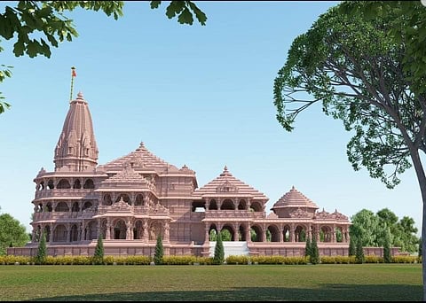 Proposed design of Ram Temple in Ayodhya. (File Photo)