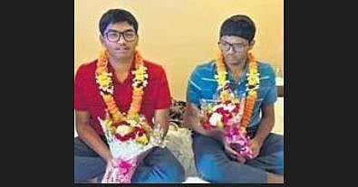 Twin brothers Deevyanshu Malu and Deeptanshu Malu