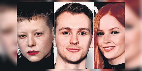 Emma D’Arcy, Harry Lawtey, and Ellie Bamber
