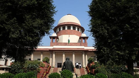 The Supreme Court of India building in New Delhi. 