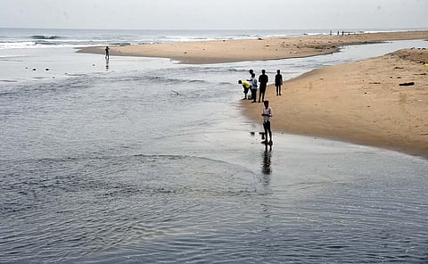 In the next five years, the report projects a 7 cm rise in sea level. (Photo | Martin Louis, EPS)