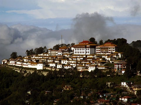 Tawang Buddhist monastery used as representational image