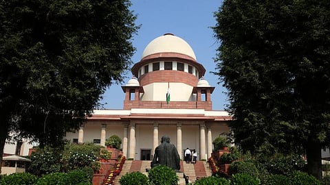 The Supreme Court of India building in New Delhi.