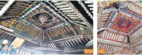 INTACH restores and recreates Charchika shrine’s carved canopy in Odisha