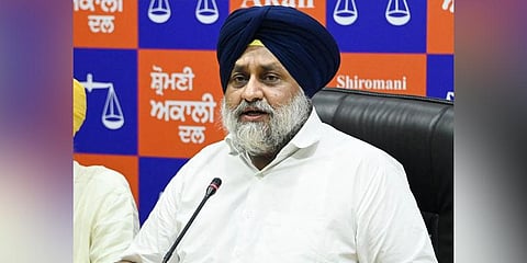 SAD chief Sukhbir Singh (Photo | Special Arrangement)