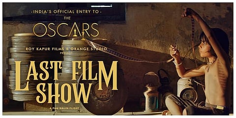 Set in a remote rural village of Saurashtra, the film follows the story of a nine-year-old boy who begins a lifelong love affair with cinema. (Photo | Roy Kapur Films Twitter)